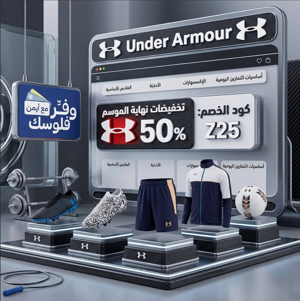 كود خصم اندر ارمر
