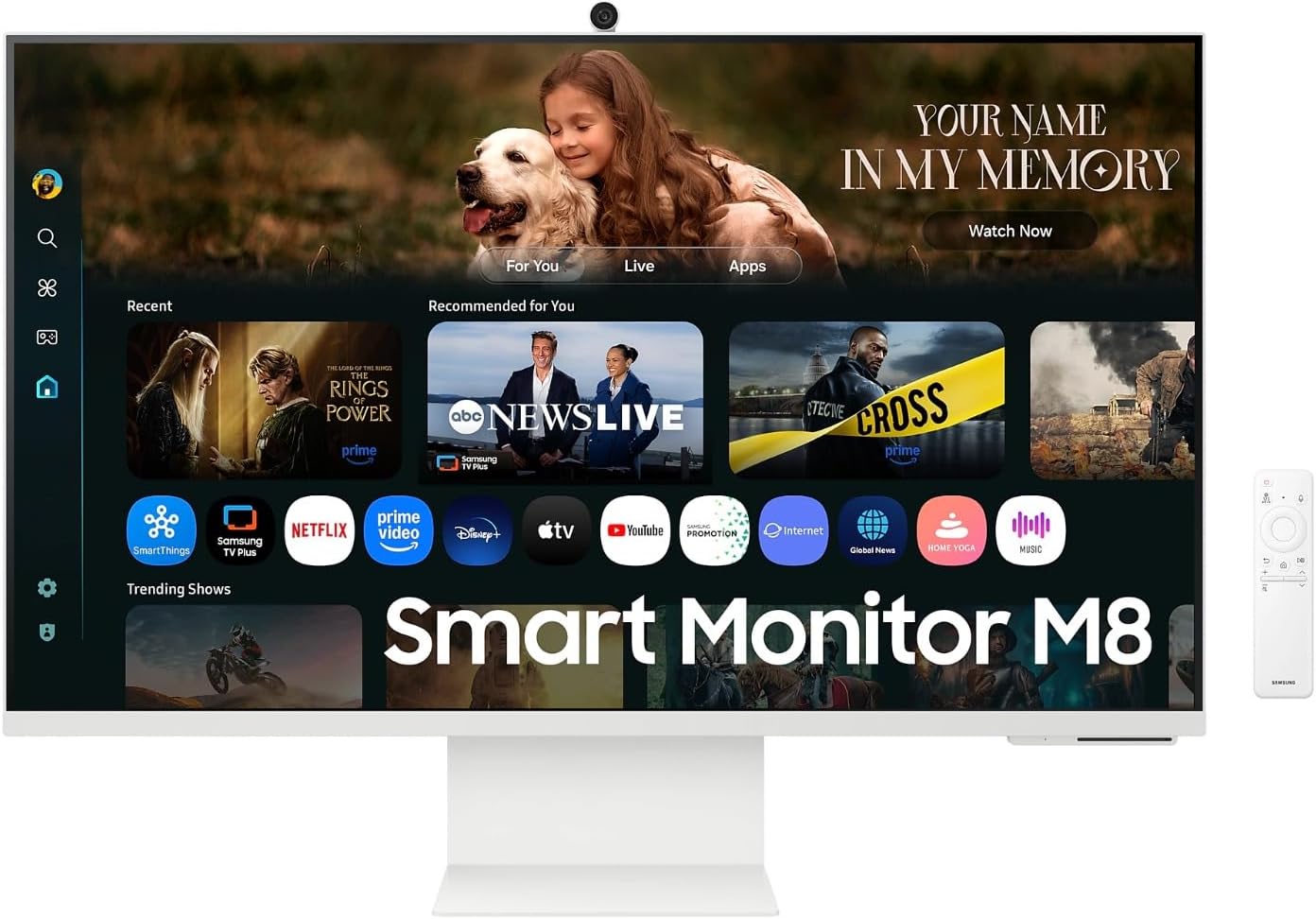 شاشة M8 الذكية، 32 بوصة 4K من سامسونج