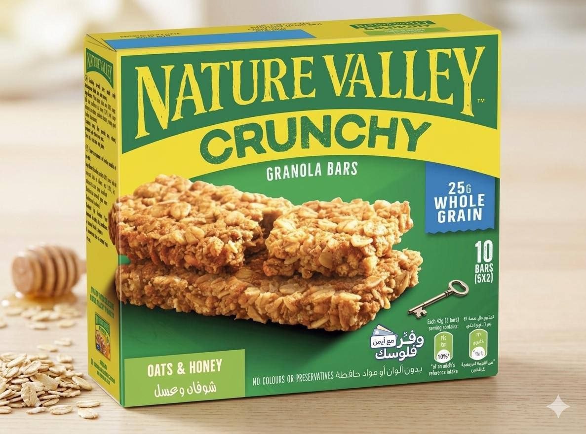 ألواح الجرانولا من Nature Valley عبوة 5 قطع (42 جم)