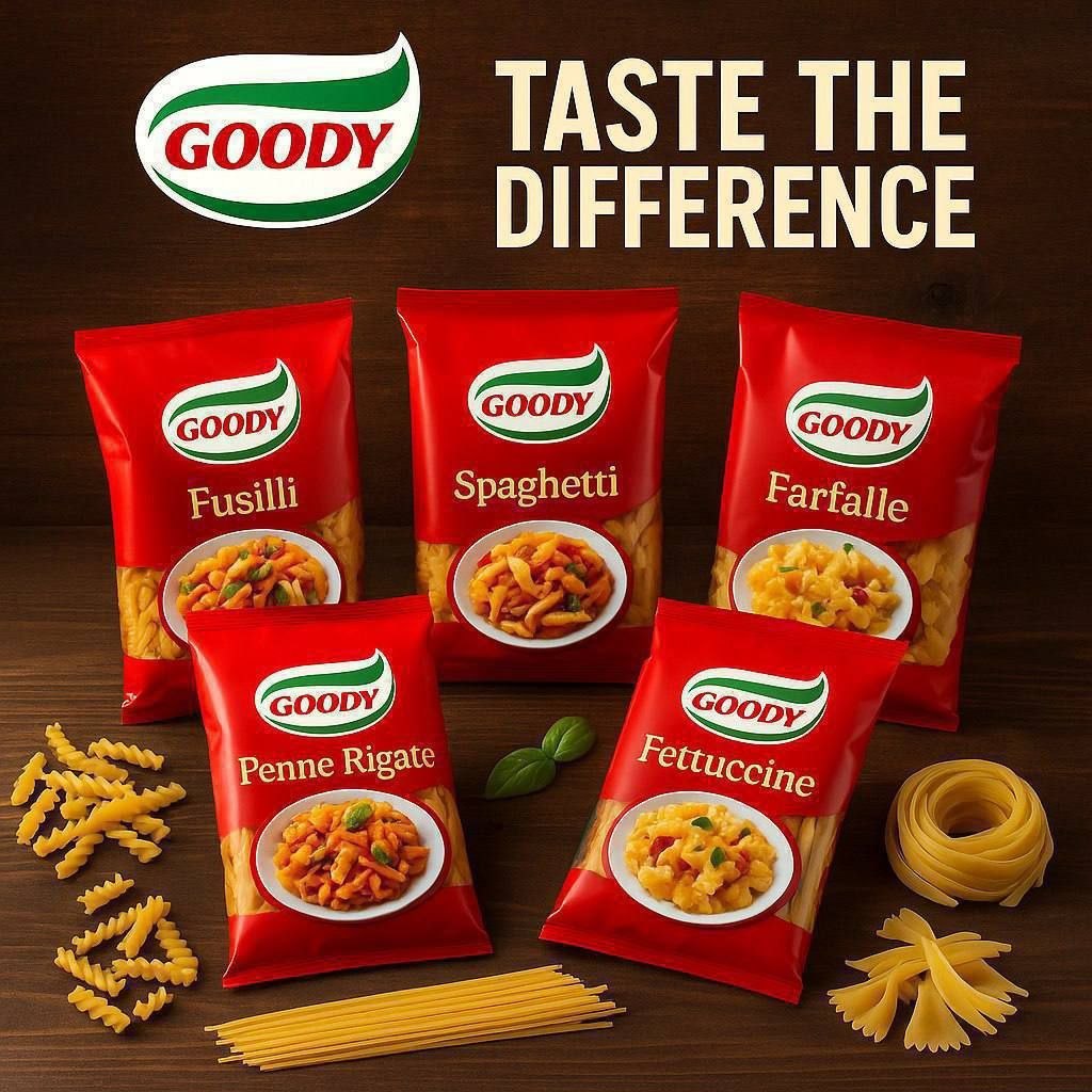 Goody twisted pasta