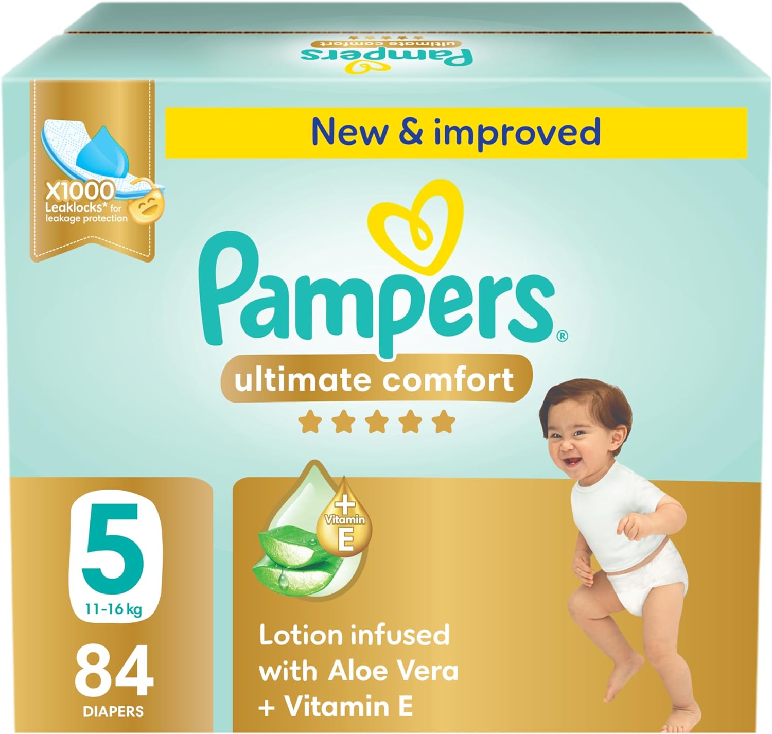 Pampers Diapers Size 5 - 84 Diapers