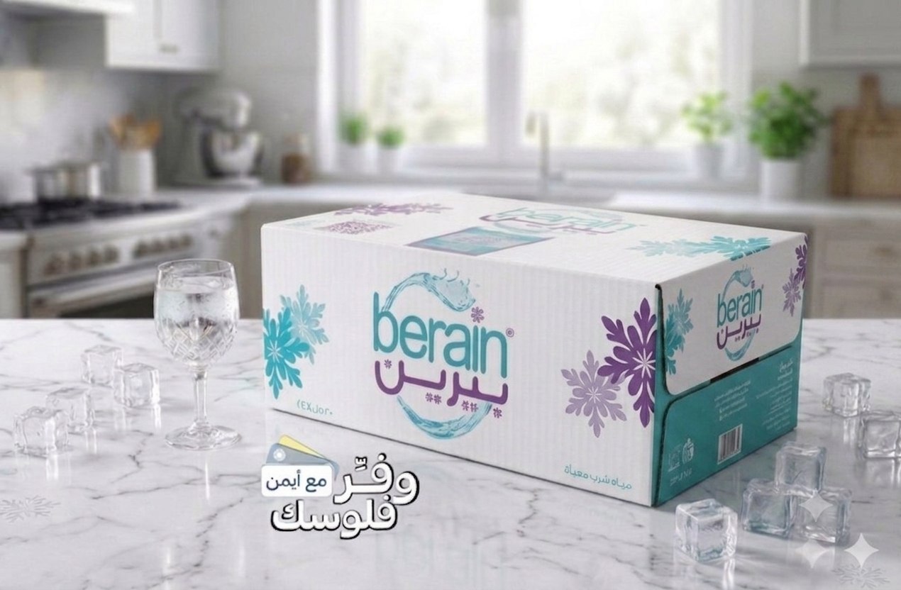 كرتون مياه بيرين 24×200 مل