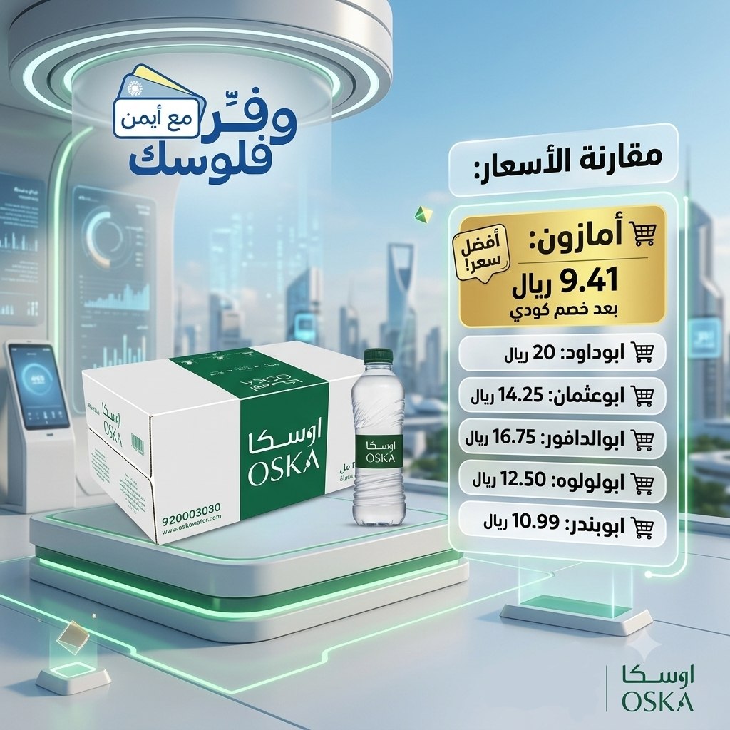 مياه اوسكا 40 × 330 مل