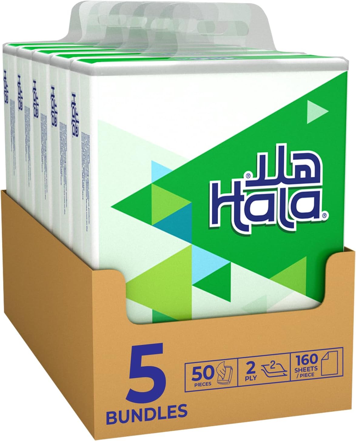 مناديل هلا عبوة ضخمة 50 علبة