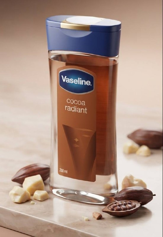 Vaseline Body Gel Cocoa 200 ml
