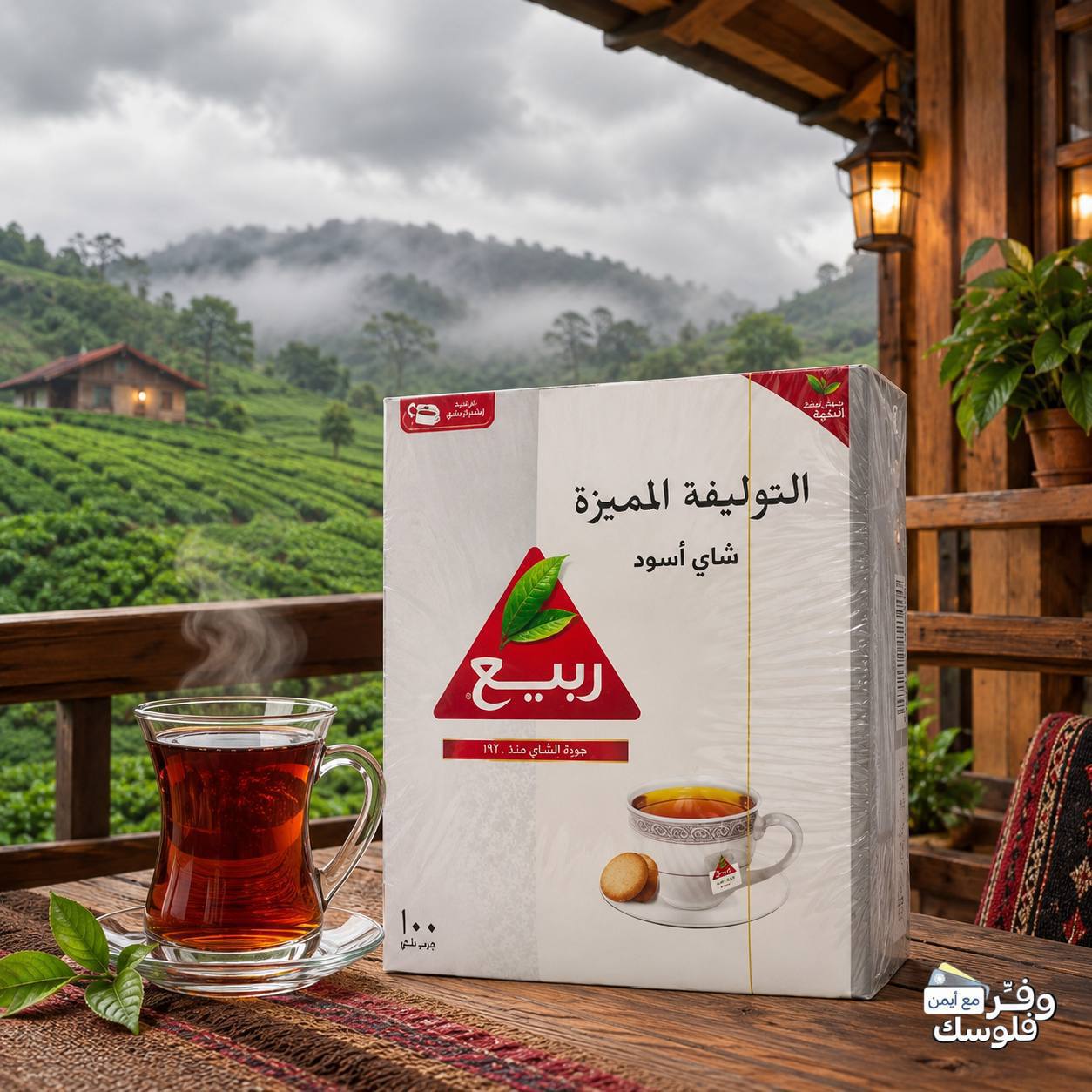 ربيع شاي اسود التوليفه المميزة 100كيس