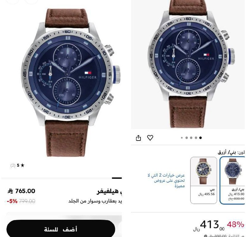 ساعة يد ترينت انالوج للرجال من تومي هيلفيجر