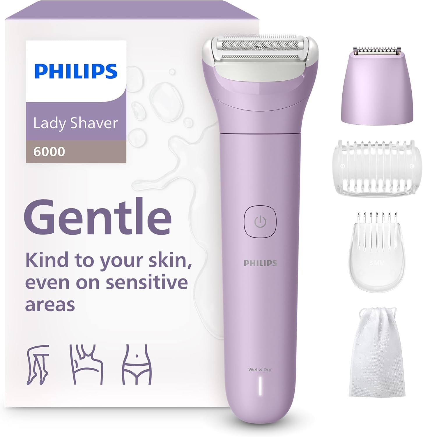 Philips women's body hair removal machine