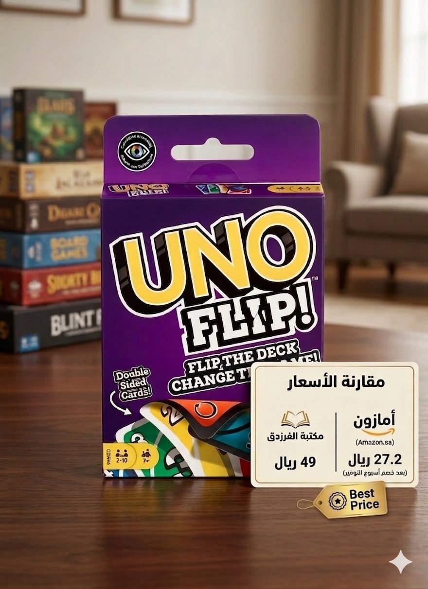لعبة بطاقات اونو فليب من اونو
