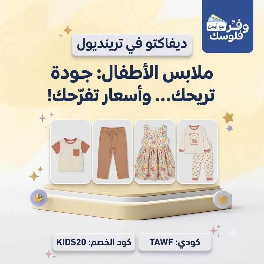 حقائب ظهر للأطفال من ديفاكتو