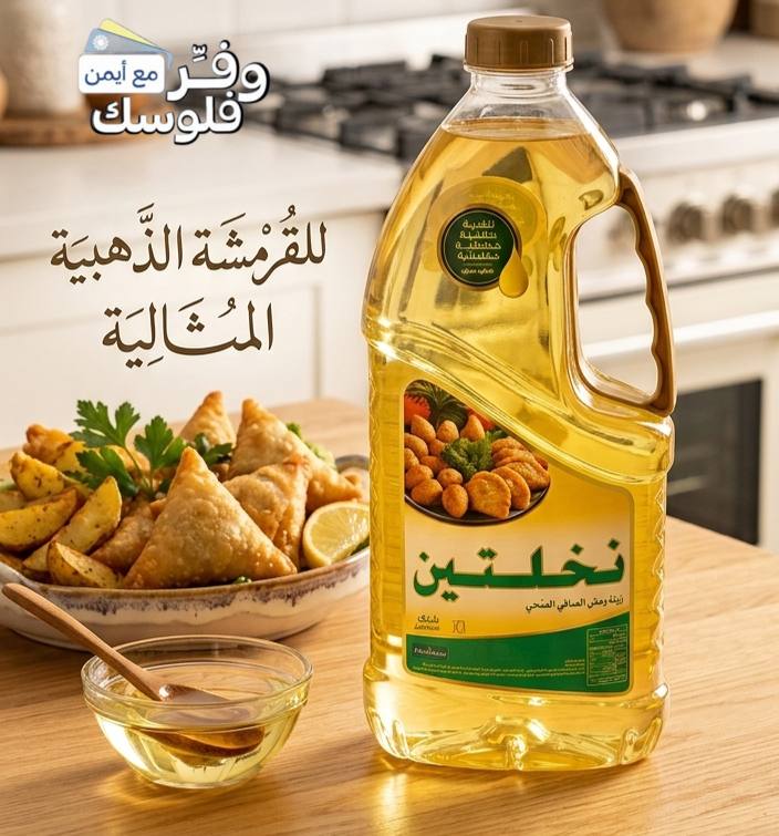 زيت نباتي من نخلتين 1.5 لتر