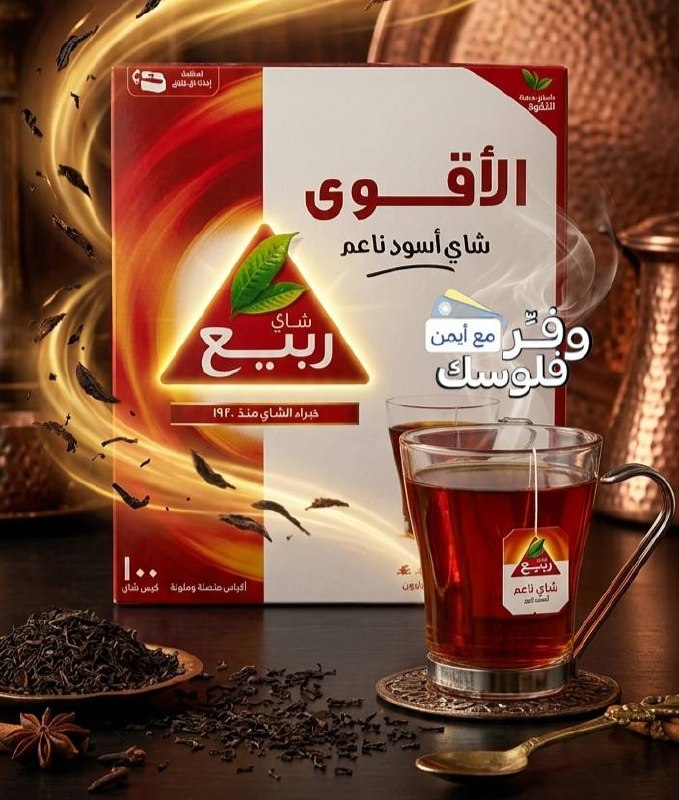 شاي أسود من الربيع 100 كيس