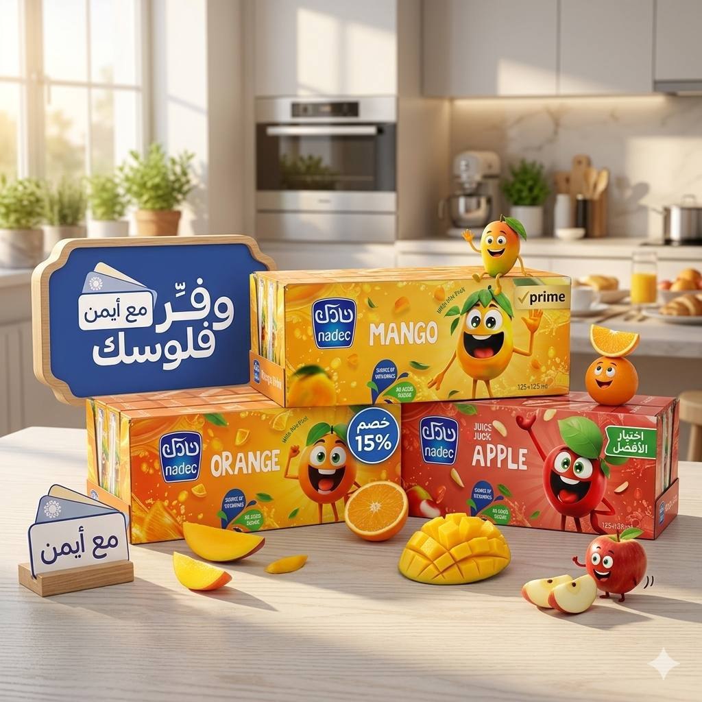 نكهات مختلفه من نادك، 18 × 125 مل — عصير برتقال