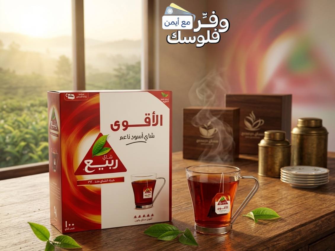 شاي أسود قوي للغاية من ربيع 100 كيس