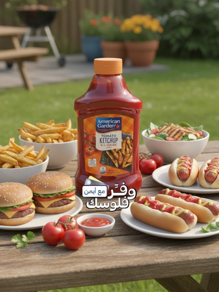 كاتشب الطماطم من امريكان جاردن، 1.81 كجم