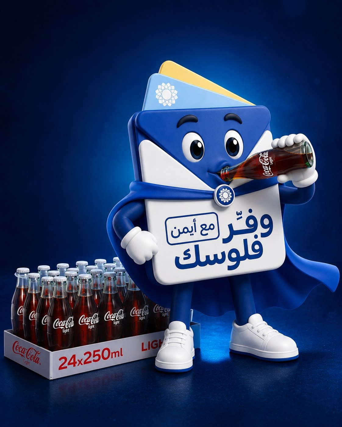 كوكاكولا لايت 24 زجاجة × 250 مل
