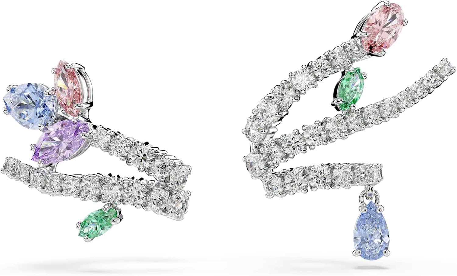 Swarovski non-clip earrings