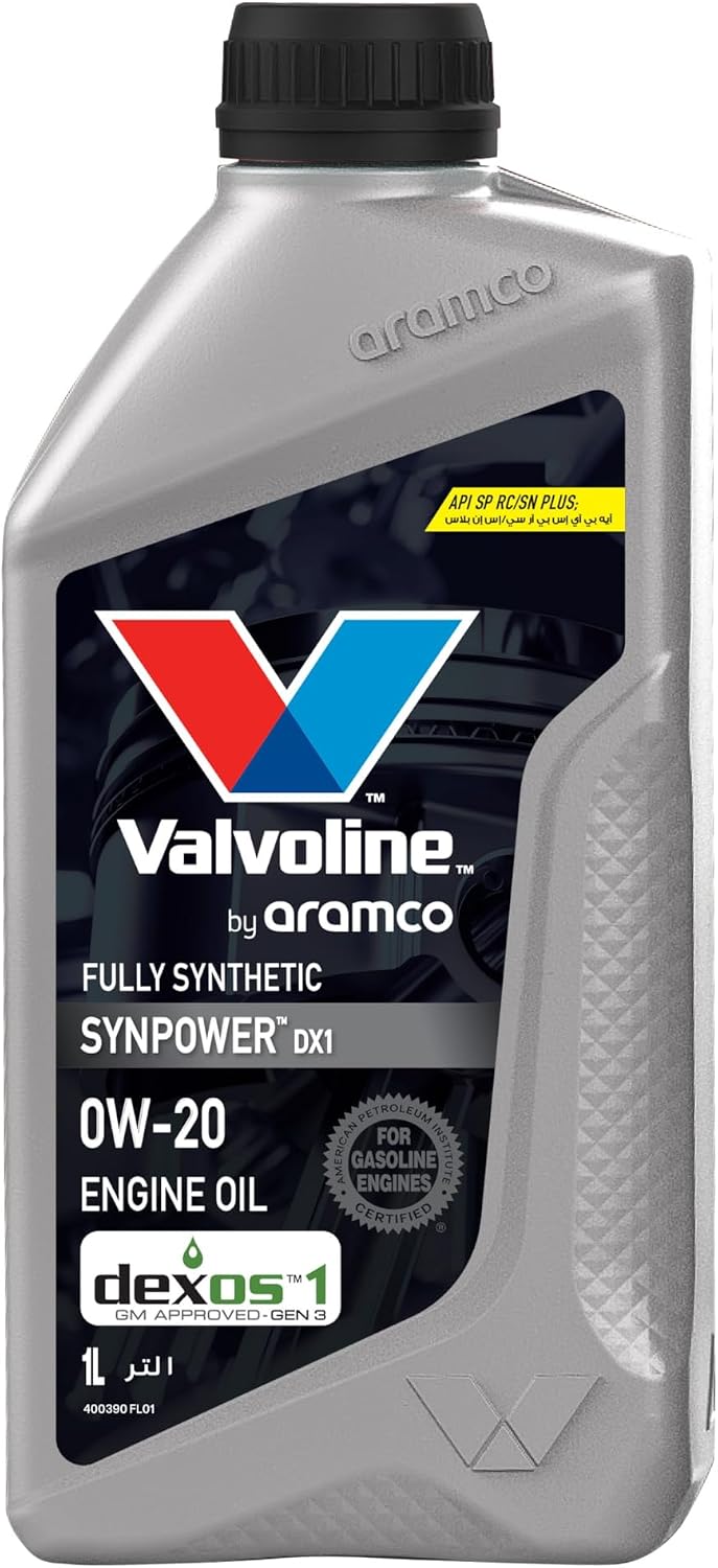 Sinpower DX1 0W20 engine oil, 12 x 1 liter from Aramco