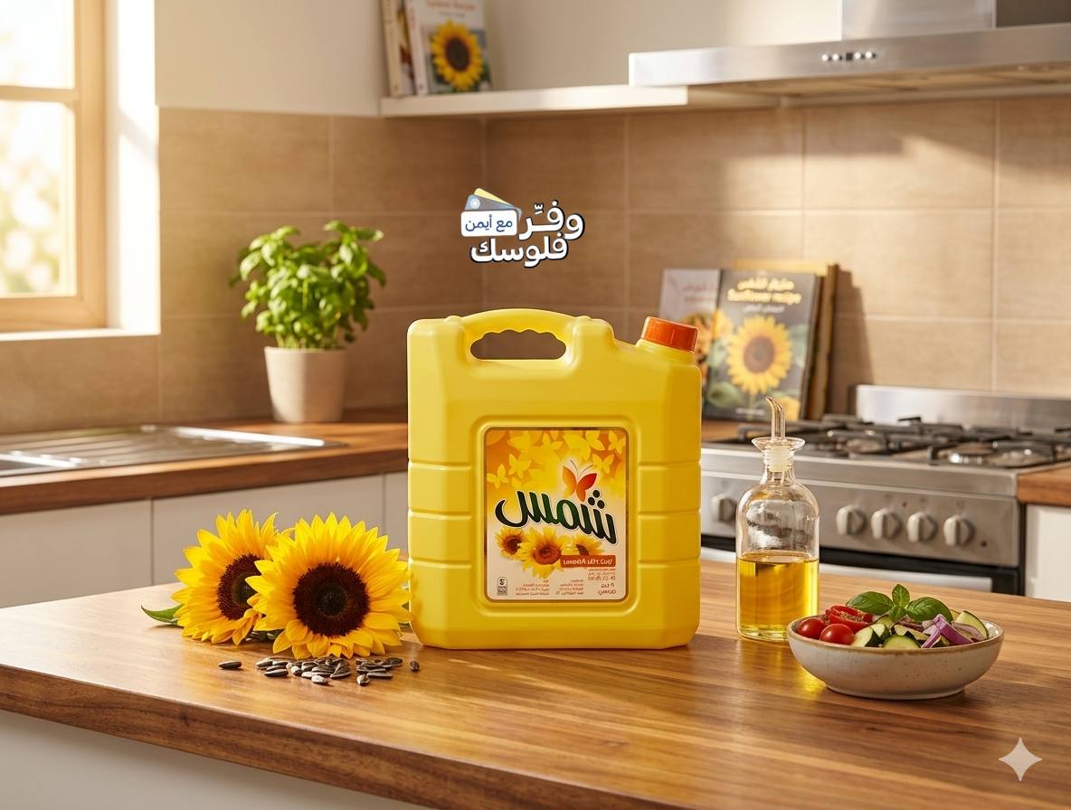 زيت دوار الشمس من شمس، 9 لتر
