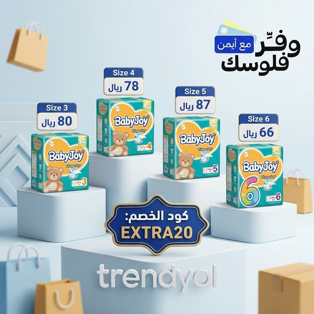 كرتون بيبي جوي رقم 3
