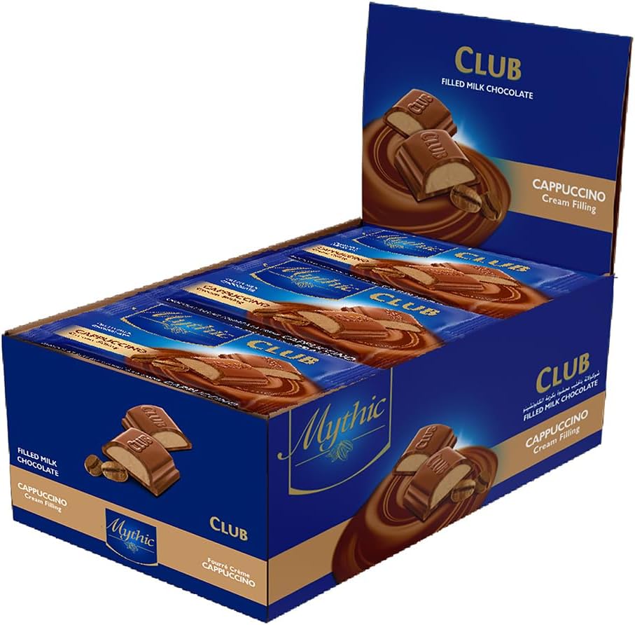 Mythic Club Chocolate 40 grams with cappuccino cream