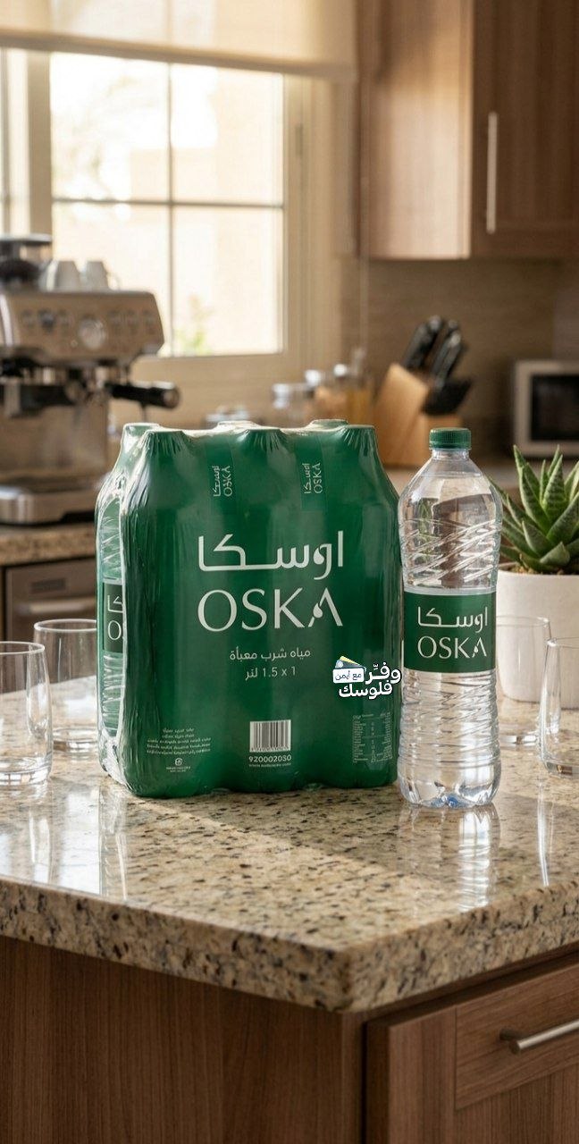 مياه اوسكا 6 × 1.5 لتر