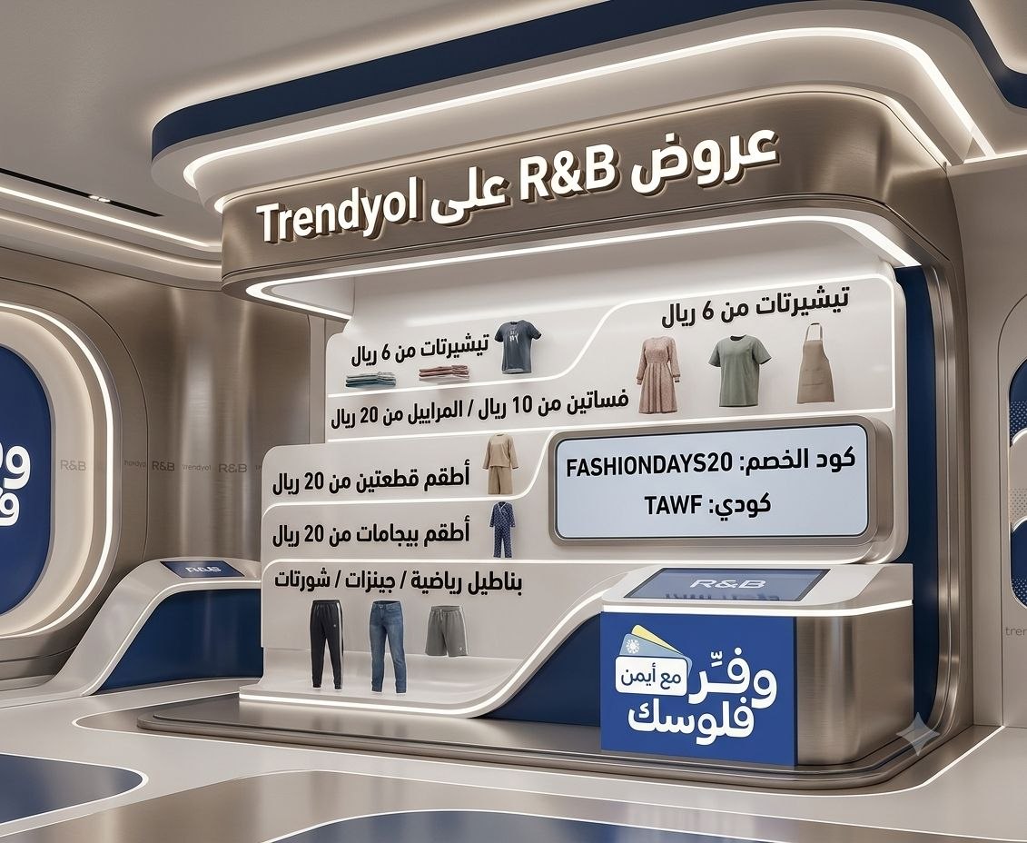 أطقم بيجامات من 20 ريال من ار اند بي