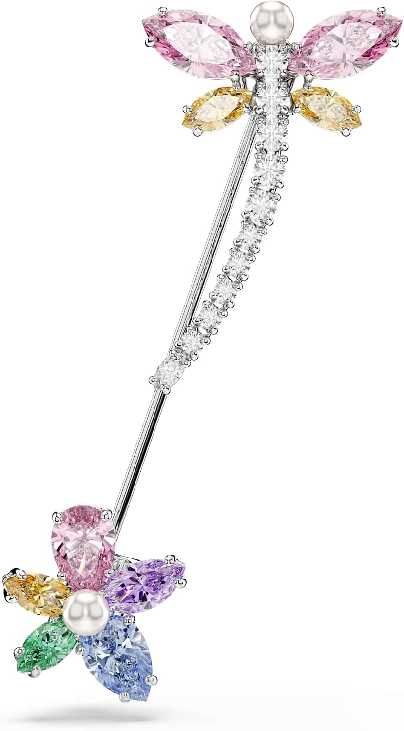 Pink dragonfly brooch from Swarovski