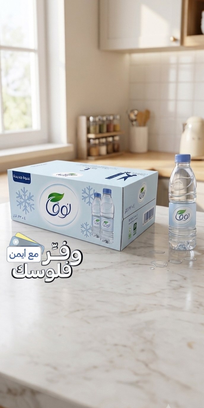 كرتون مياه نوفا بسعة 40×330 مل