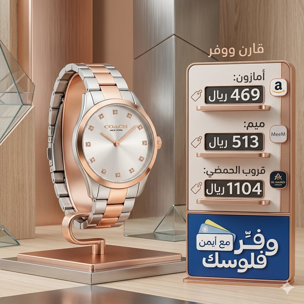 ساعة نسائية من كوتش