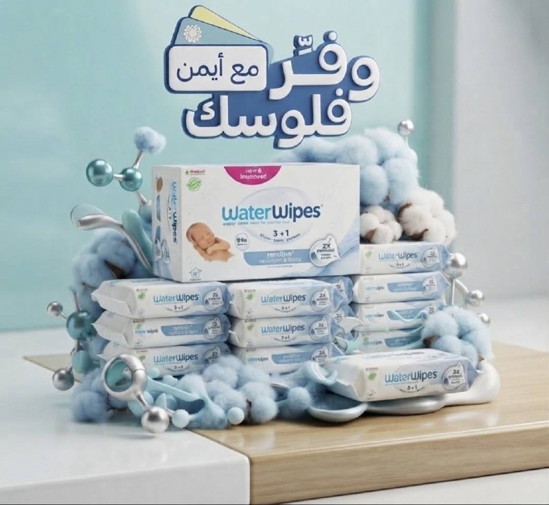 WaterWips 720 wipes are unscented and suitable for sensitive skin