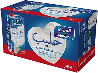 حليب المراعي 12 عبوة × 1 لتر