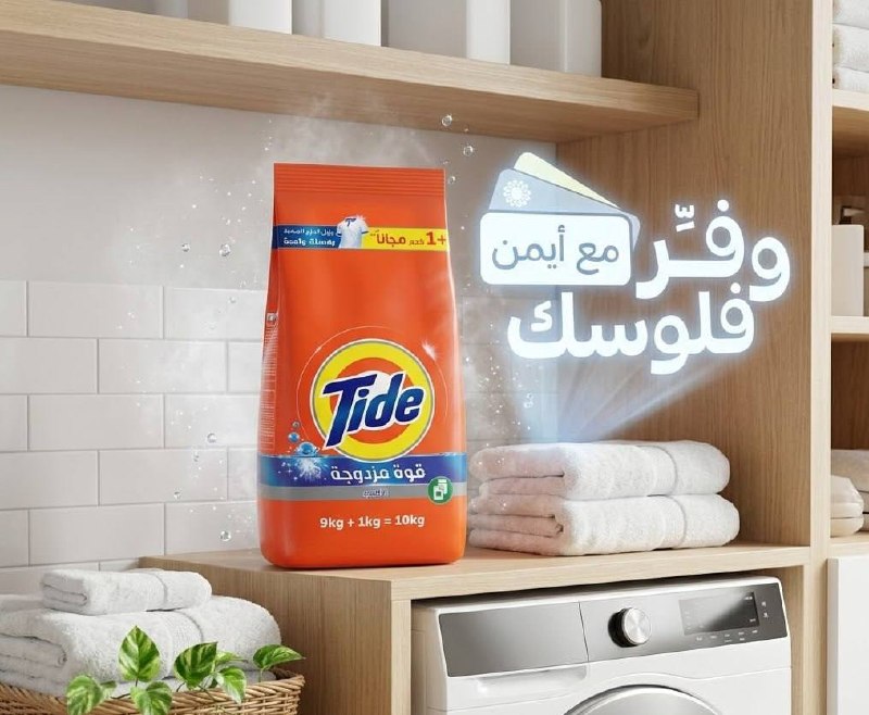 مسحوق غسيل للغسالات الأوتوماتيكية من تايد، 10 كيلو