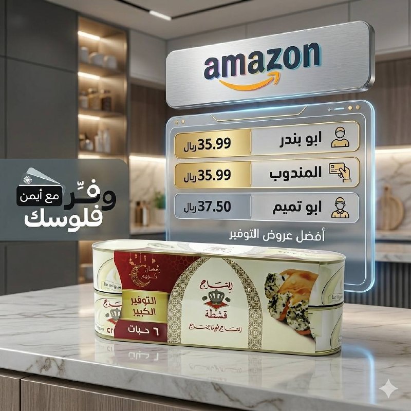 قشطة التاج، 6 × 155 جرام