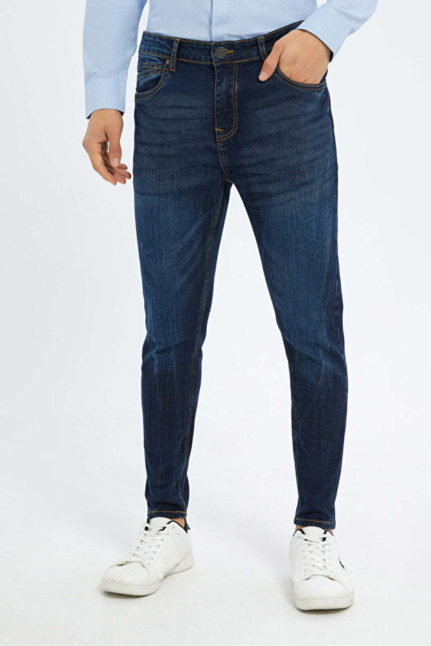 Navy Blue Jeans Pants from Red Tag