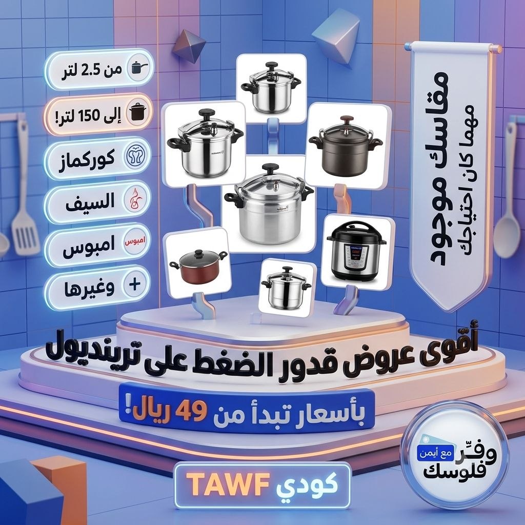 عروض القدور من مختلف الشركات