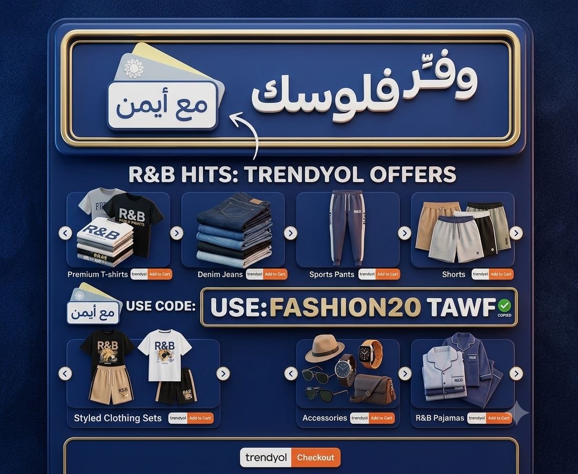 اكسسوارات وربطات شعر من 8 ريال من ار اند بي