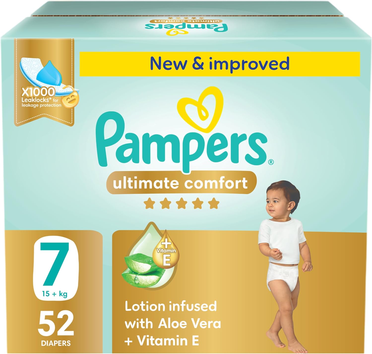 Pampers Diapers Size 7 - 52 Diapers