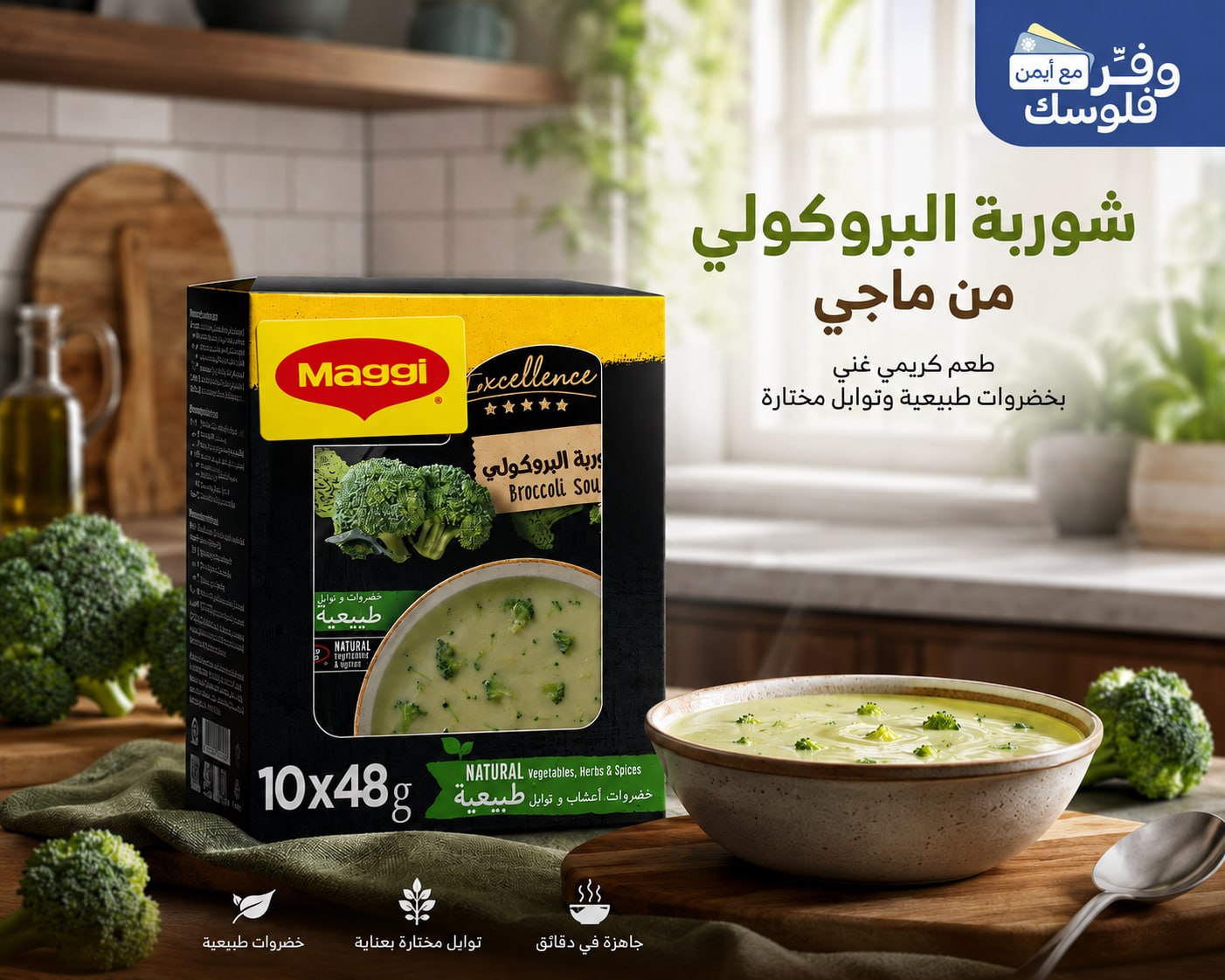 Maggi broccoli soup 10 x 48 grams