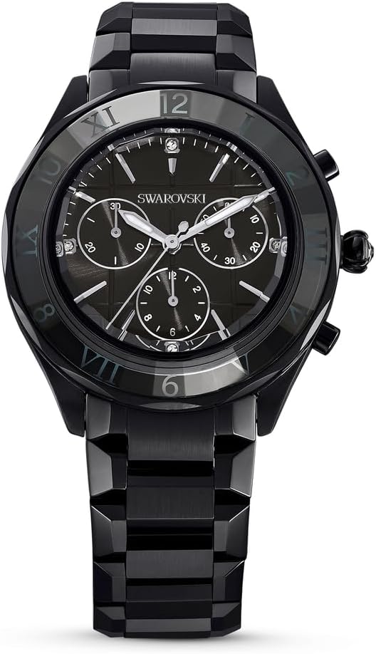 Black Dextra watch from Swarovski