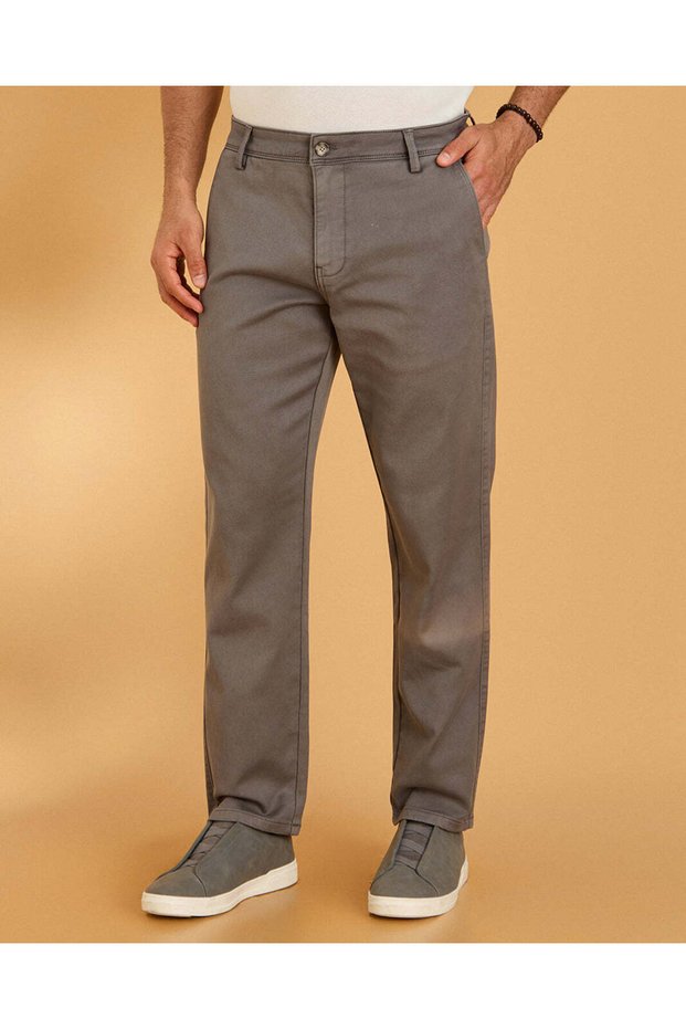 Gray Straight Cut Jeans from Red Tag