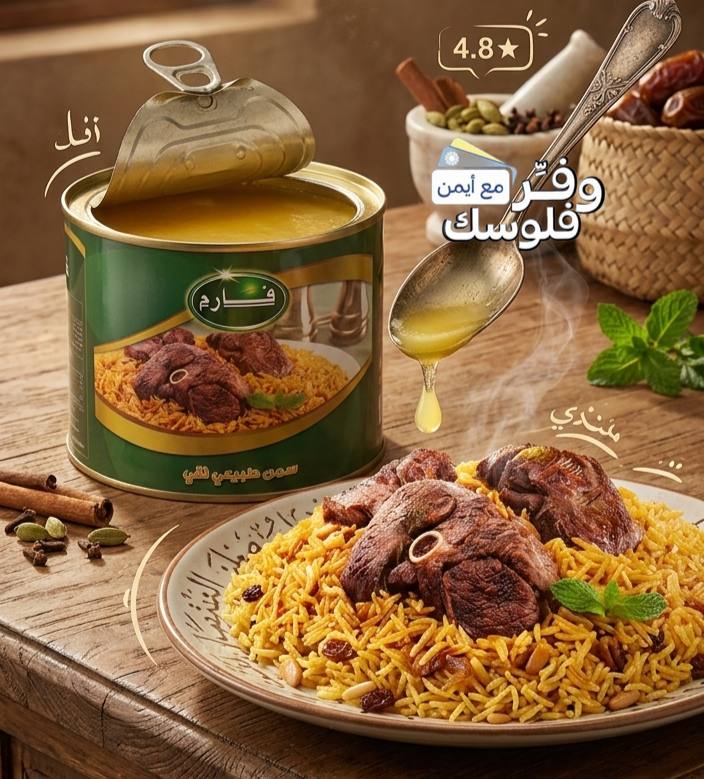 سمن طبيعي نقي من فارم، 400 غرام
