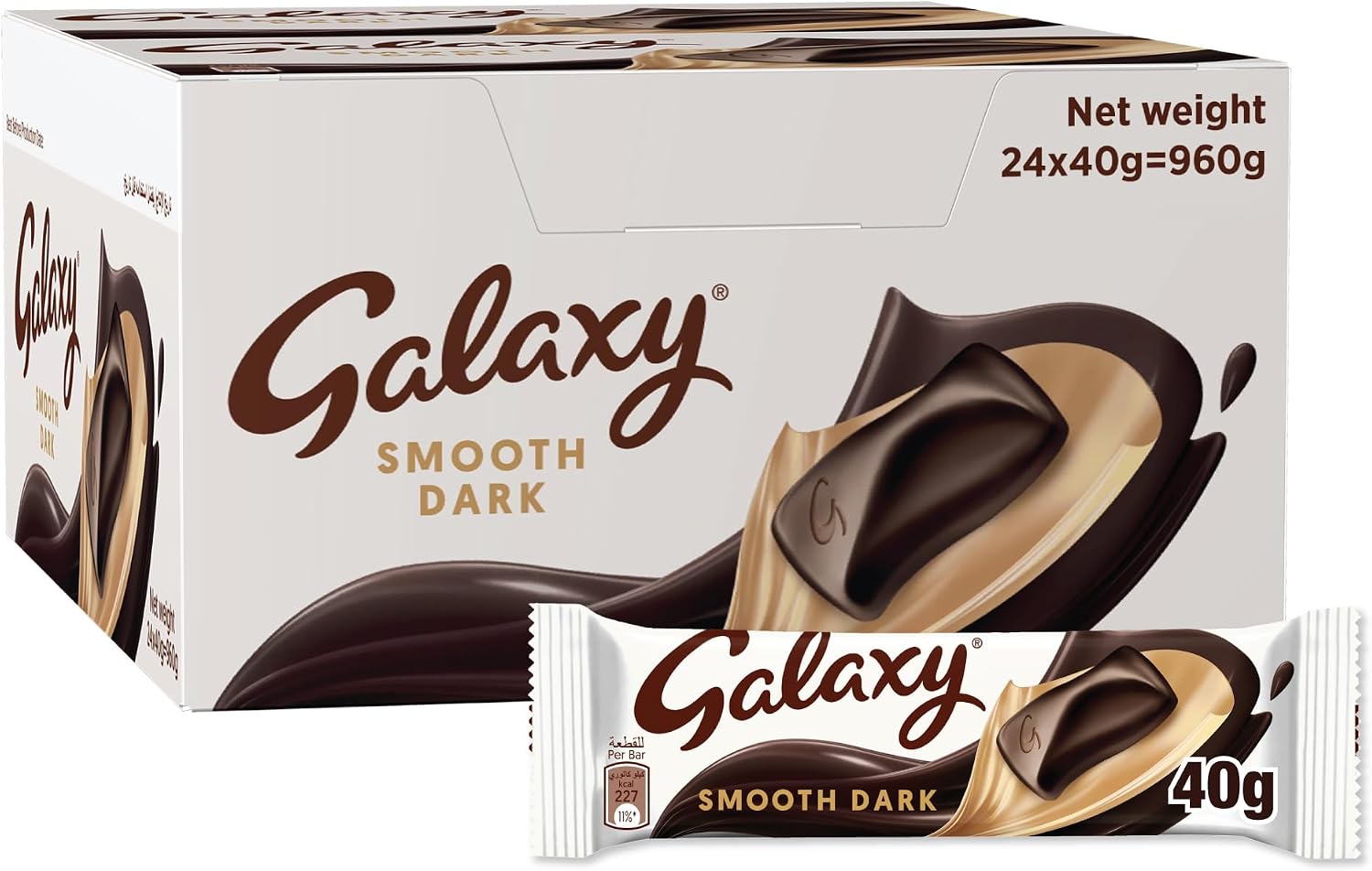 شوكولاتة دارك 24 × 40 جم من Galaxy