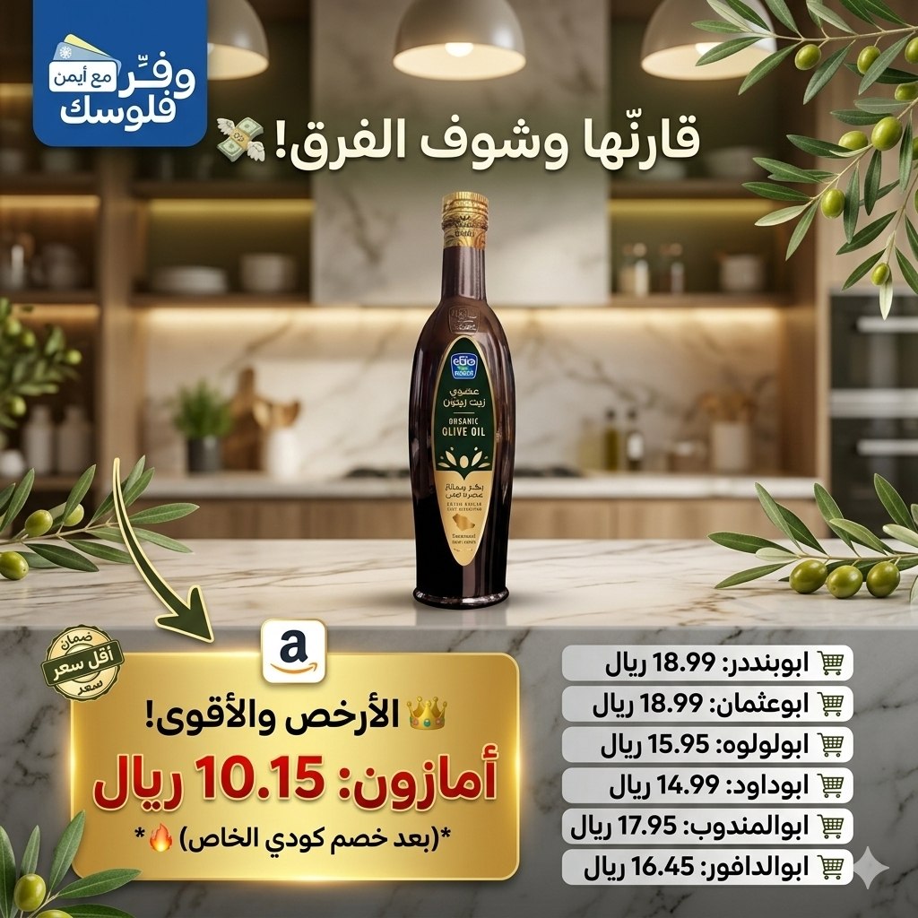 زيت زيتون بكر عضوي من نادك 250 مل