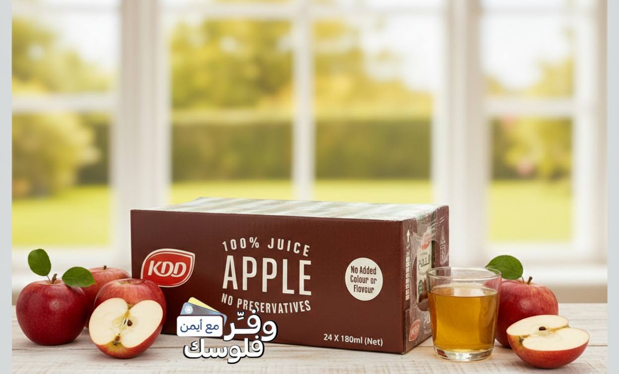 عصير KDD تفاح 24 × 180 مل