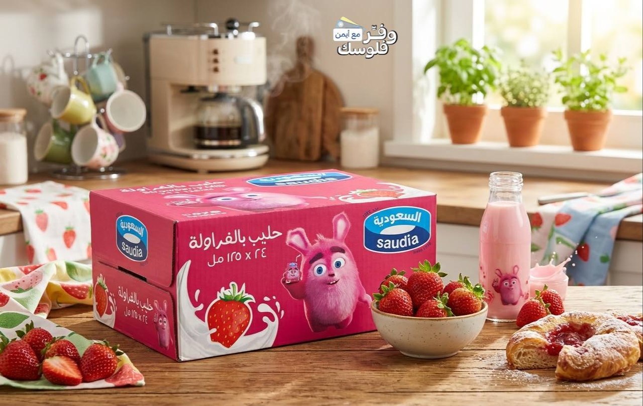 Strawberry milk from Saudi Arabia - 24 x 125 ml